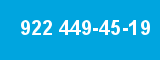 922 449-45-19 922 449-45-19